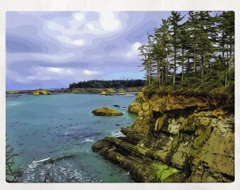 Oregon Coast Wall Art | Oregon Canvas Wall Art | Pacific Northwest Art