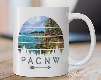 PNW Mug | PACNW Oregon Coast Mug | Pacific Northwest Mug