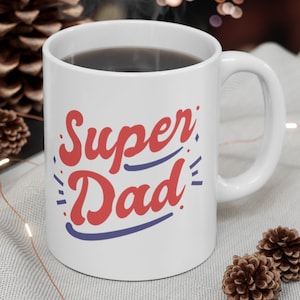 Superdad Mug | Super Dad Mug| Father's Day Gift | Dad Birthday Gift