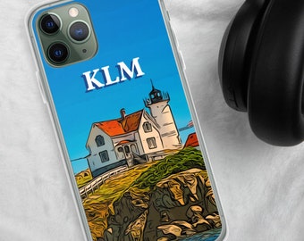 Nubble Lighthouse Maine Nautical iPhone Case