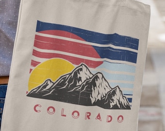 Colorado Tote Bag | Colorado Flag Tote | Colorado Rockies Tote