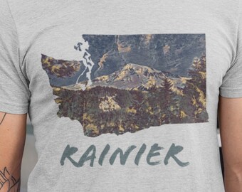 Mount Rainier Washington State T-Shirt