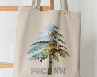 PNW Tote Bag | Oregon Tree Tote | PACNW Tote