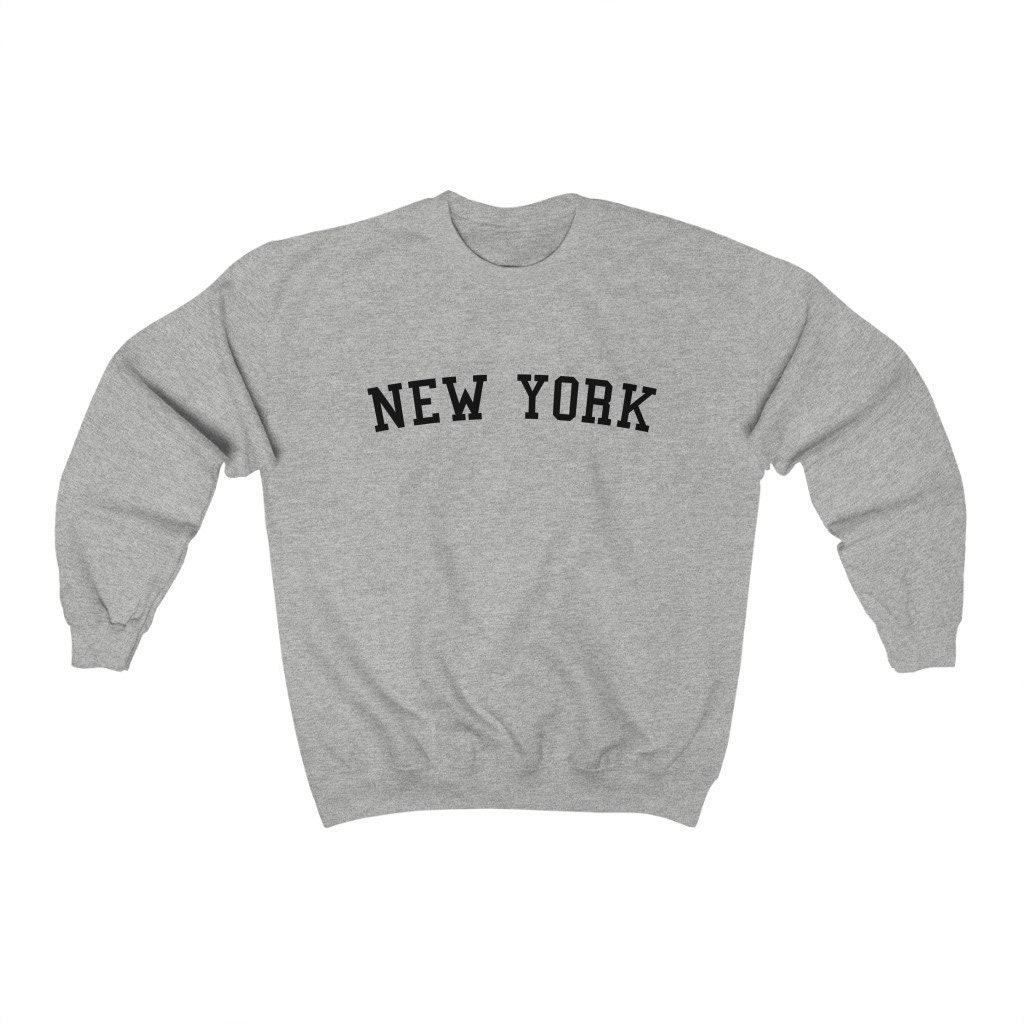 New York Sweatshirt NY Sweatshirt NYC Sweatshirt East | Etsy