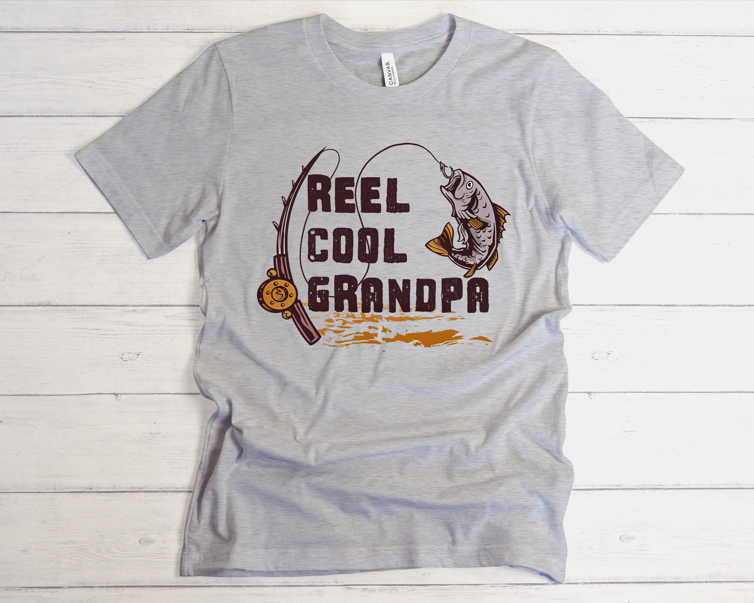 Reel Cool Grandpa Shirt Grandpa Fishing Shirt Fathers Day Grandpa Grandpa  Fishing Gift -  Canada