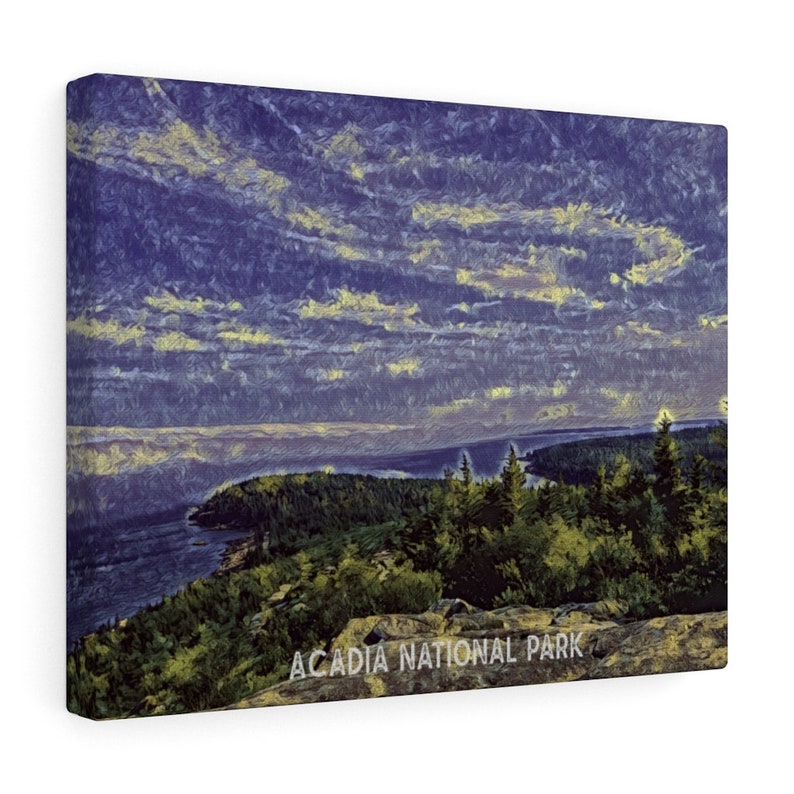 Acadia National Park Canvas Print | National Park Canvas | Acadia Wall ...