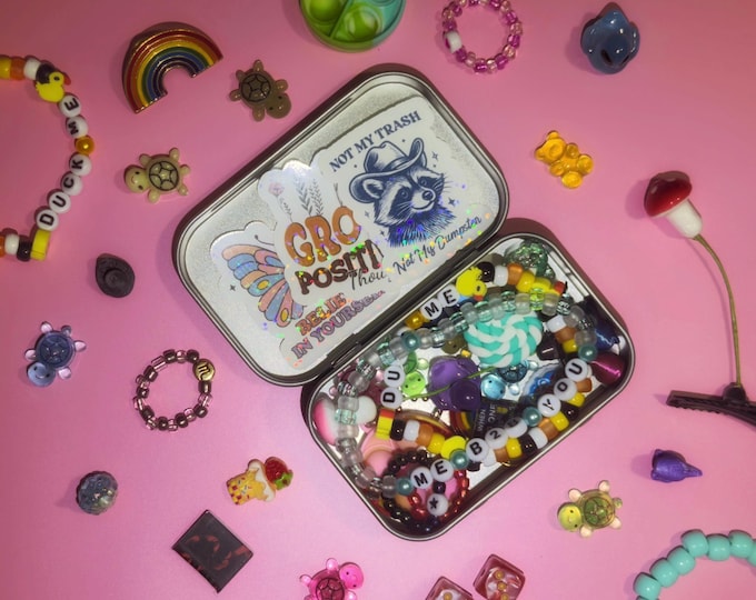 Featured listing image: The Tiny Trinkets Tin | Drop 01: PLUR Energy