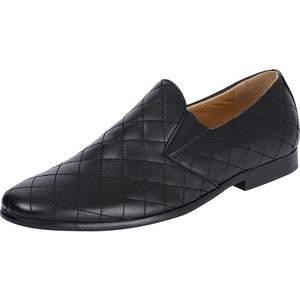 Men's Shoes | Synthetic PU Loafers Shoes for Men 'El General' *BLACK-41275*