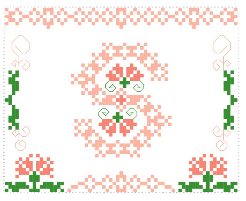 Pattern Intial S Initial s 1899 Cross Stitch Pattern - Etsy