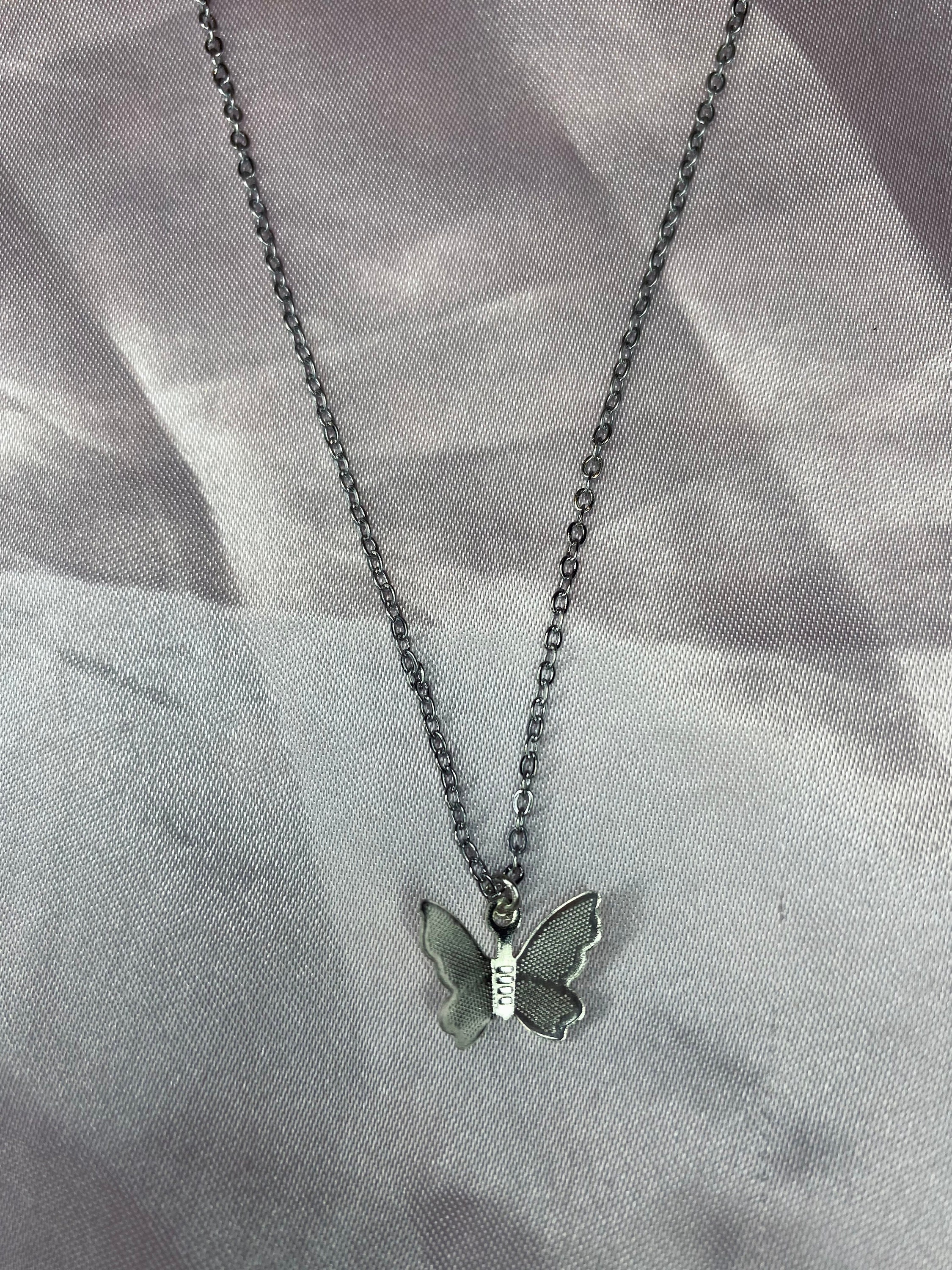 Butterfly necklace Etsy