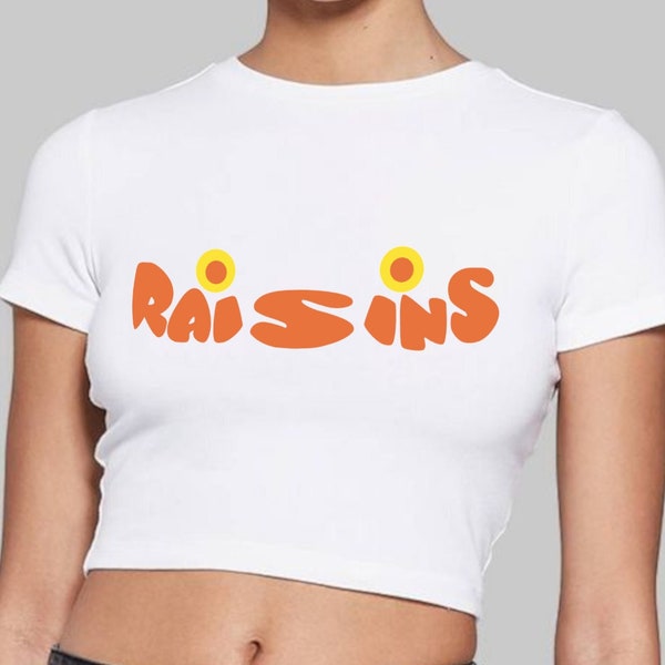 Raisins Girls Croptop • Graphic Shirt • Cropped Tee • Halloween Outfit • South Park • Costume • Funny Shirt