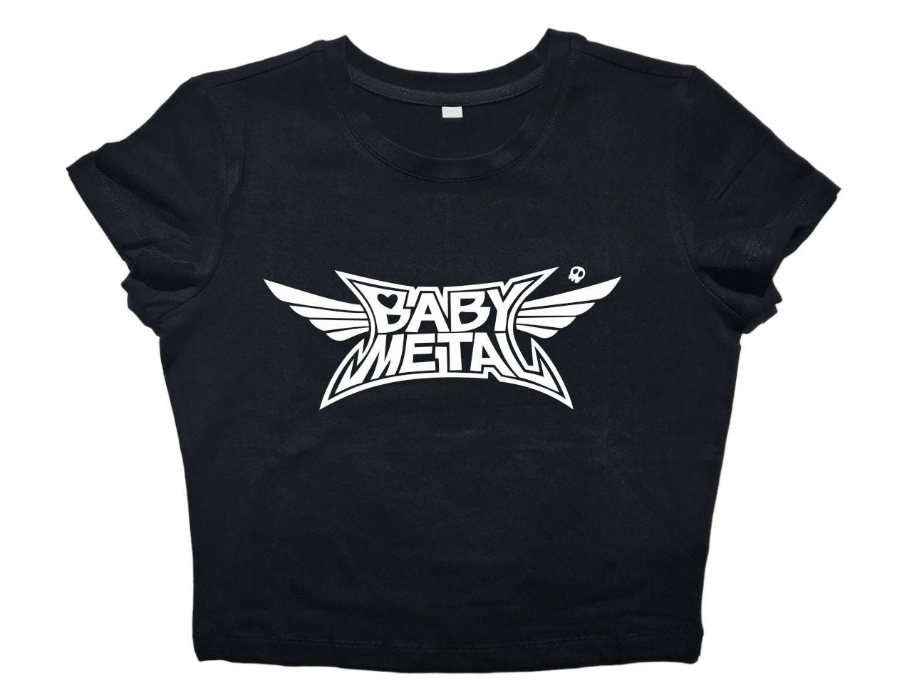 BABYMETAL Cropped Graphic Tee • Handmade Cotton Blend Top - Etsy