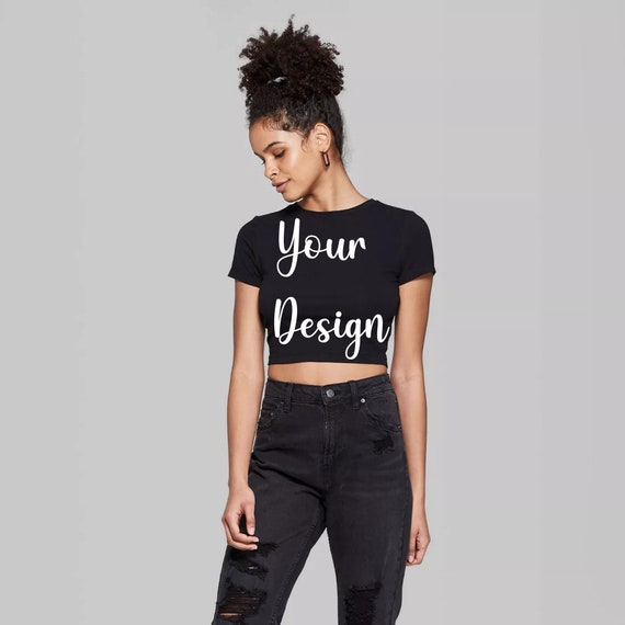 custom crop tshirts