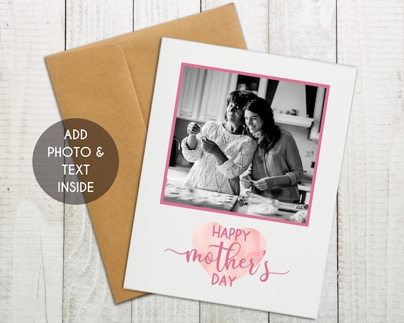 Personalized Card for Mom, Custom Mother's Day Card, Custom Photo Card, Gift for Mom, Gift For Grandma, Custom Card, Personalized Mom Gift