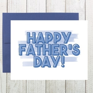 Happy Fathers Day Card, Card For Dad, Blank Father's Day Card, Personalize-able Card For Dad, Father's Day 2022, Card for Dad and Grandpa