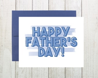 Happy Fathers Day Card, Card For Dad, Blank Father's Day Card, Personalize-able Card For Dad, Father's Day 2022, Card for Dad and Grandpa