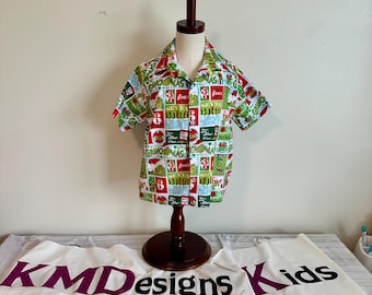 Camisa navideña infantil del Grinch