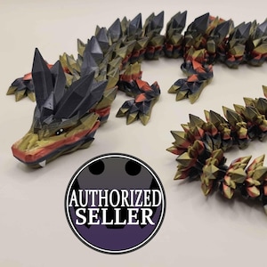 Articulated Crystal Dragon | Cinderwing3D | Unpainted/Painted