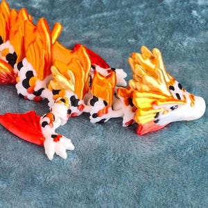 Articulated Koi Dragon | Cinderwing3D