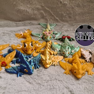 Articulated Tiny Wyvern | Cinderwing3D | Painted