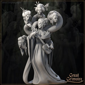 Yamata, Songs of Hell | Great Grimoire | 3D print | Ready to paint