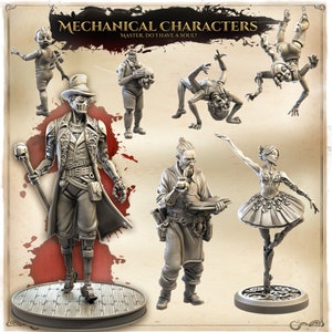 Mechanical Creations | Great Grimoire | 3D print | Ready to paint