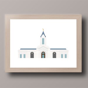 Fort Collins Colorado LDS Temple Digital Print Download | LDS Artwork