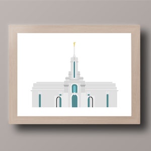 Mount Timpanogos LDS Temple Digital Print | LDS Artwork