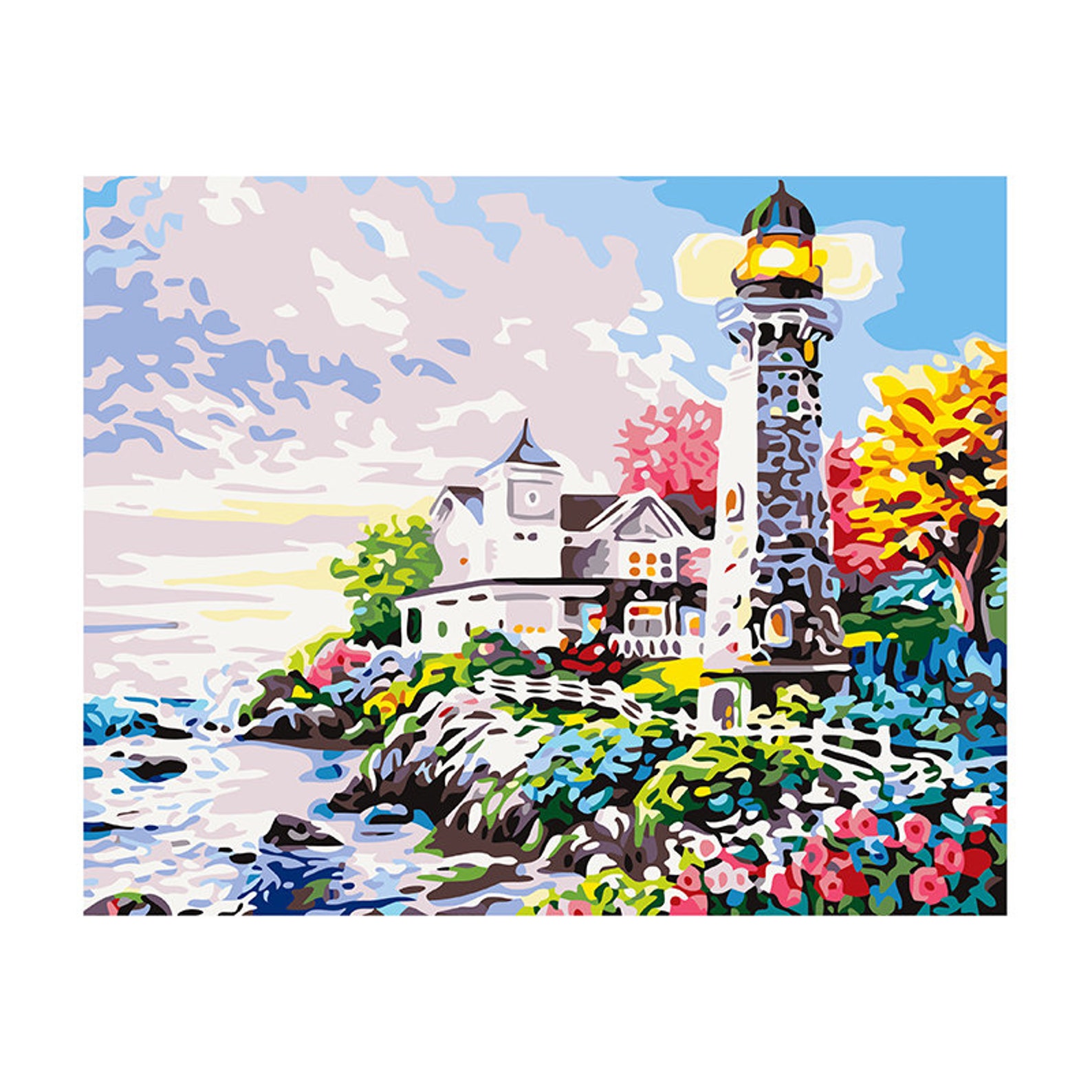 Paint by Number Kits Canvas DIY Oil Painting for Acrylic Etsy