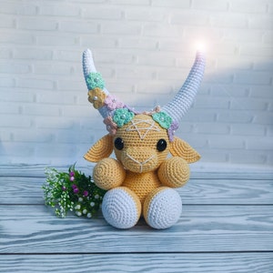 Baphomet, Baphomet plush, creepy amigurumi, pentagram