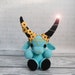 Baphomet, Baphomet plush, creepy amigurumi, pentagram, occult