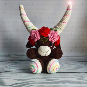 Baphomet, baphomet plush, occult decor, satanic