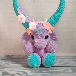Baphomet, plush big Baphomet, occult decor, satan