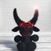 Baphomet, baphomet plush, gothic, occult decor, pentagram