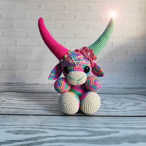 Baphomet, plush Baphomet, pentagram, occult decor