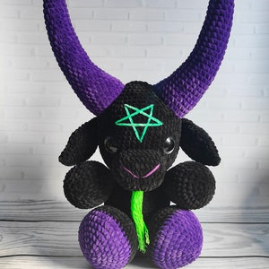 Baphomet, plush baphomet, occult toy, pentagram