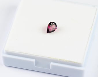Rubellite Tourmaline Pear Shape Cut Stone, Natural Pink Tourmaline Gemstone For Jewelry Making.