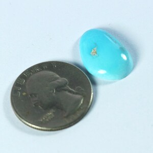 Sleeping Beauty Turquoise Cabochon: Natural Arizona Gemstone (9.40 Carat) image 3