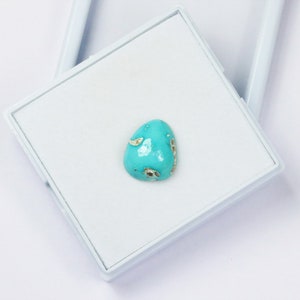 Sleeping Beauty Turquoise, Natural Arizona Turquoise Cabochon For Jewelry.
