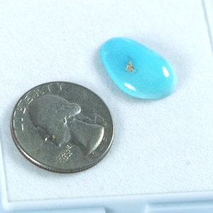 Sleeping Beauty Turquoise Cabochon: Natural Arizona Gemstone (9.40 Carat) image 1