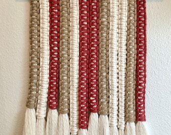 Macramé Wall Hanging, macrame home decor, fiber art wall hanging, boho wall hanging