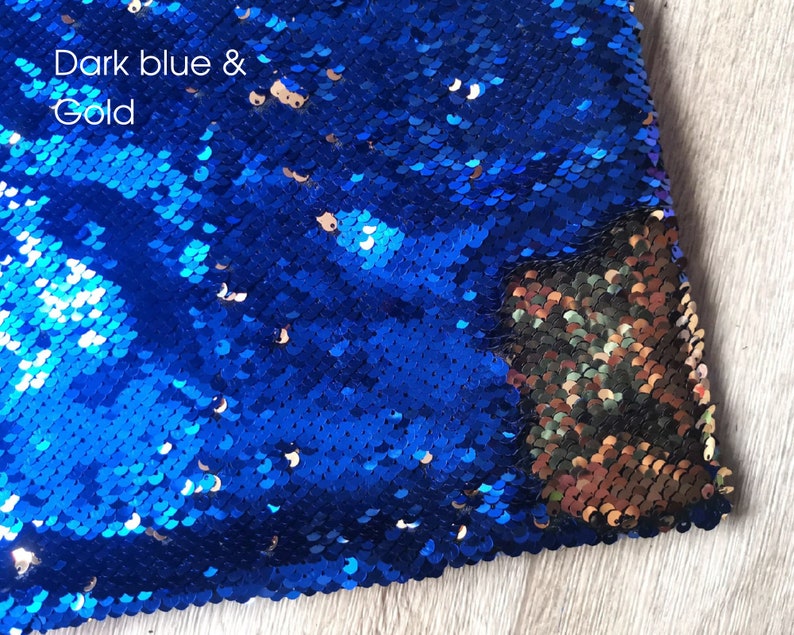 Double Sided SEQUIN Fabric Sheets Flip up Sequin Fabric Etsy