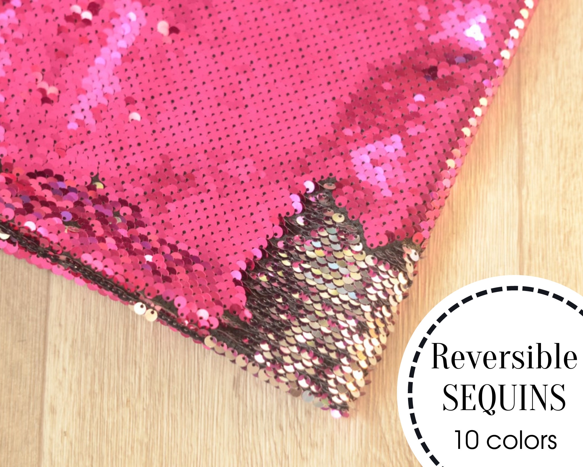 Double Sided SEQUIN Fabric Sheets Flip up Sequin Fabric Etsy