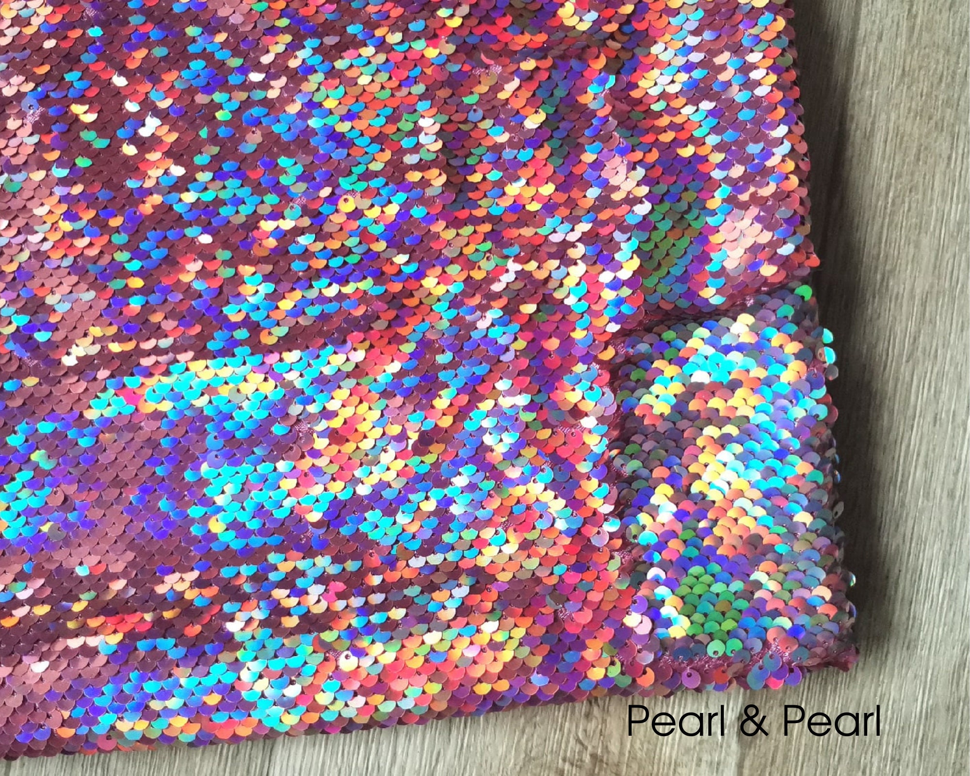 Double Sided SEQUIN Fabric Sheets Flip up Sequin Fabric Etsy