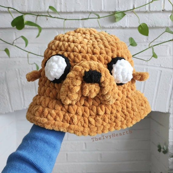 Jake Bucket Hat Crochet Jake Adventure Toy| Cartoon Finn