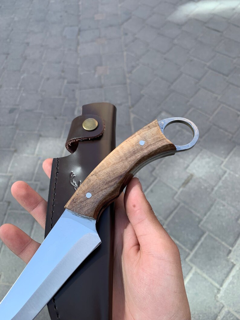 Belt Knife Camping Knife Custom Handmade Handcrafted Hunting Etsy