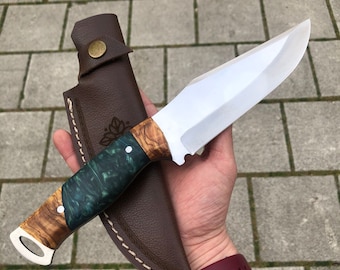 Custom Knife, Camping Knife, Outdoor Knife, Cooking Knife for Outdoor, Hunting Knife, Handmade Knife, Customized Knife, Gift For Him