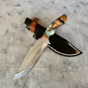 Ultra Sharp Hunting Knife, Handmade Outdoor Knife, Camping Survival Knife, High Quality Gift Knife, Custom Engraved Nature Knife