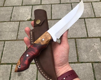 Custom Knife, Camping Knife, Outdoor Knife, Cooking Knife for Outdoor, Hunting Knife, Handmade Knife, Customized Knife, Gift For Him