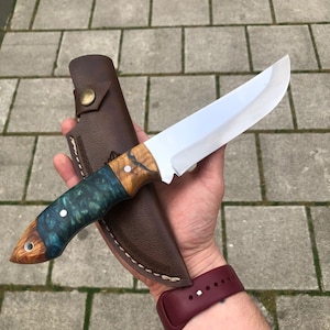 Custom Knife, Camping Knife, Fathers Day Gift, Cooking Knife for Outdoor, Hunting Knife, Handmade Knife, Customized Knife, Gift For Him